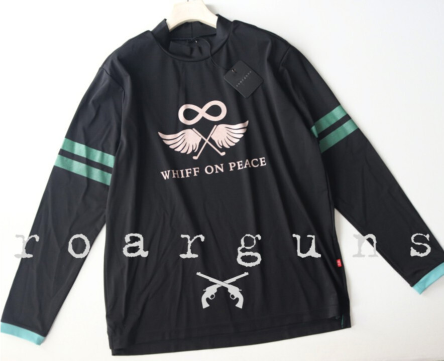 コラボ!27,500円新品タグ付き【ロアーガンズ×AddElm】ストレッチ ハイネック長袖Tシャツ ロングスリーブ 黒 4(XL) v7612拍卖