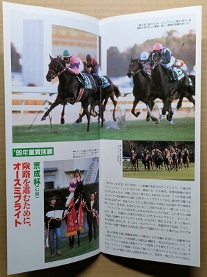 競馬 JRA レープロ20000116中山 京成杯 /#オースミブライト Hスピードワールド・サクラスピードオー他 Uメジロブライト他 読物ビワハヤヒデ拍卖