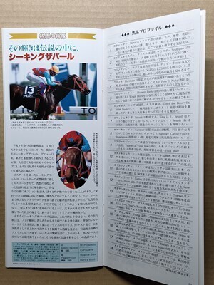 競馬 JRA レープロ20010506東京 NHKマイルC クロフネ /Mシーキングザパール Sダンツフレーム Hイーグルカフェ エルコンドルパサー拍卖