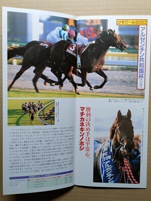 競馬 JRA レープロ20011103東京 新馬マイネノエル/Nマチカネキンノホシ エルウェーウィンUタシロスプリング テネシーガール プリモディーネ拍卖