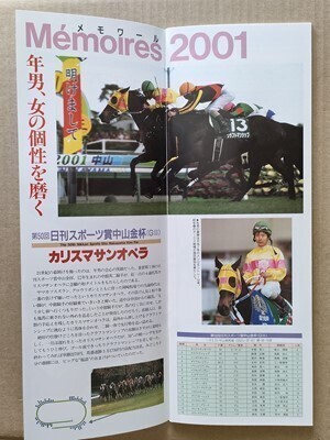 競馬 JRA レープロ20020105東京 中山金杯 ビッグゴールド /#カリスマサンオペラ Uダイタクリーヴァ・キョウエイマーチ・イシノサンデー他拍卖