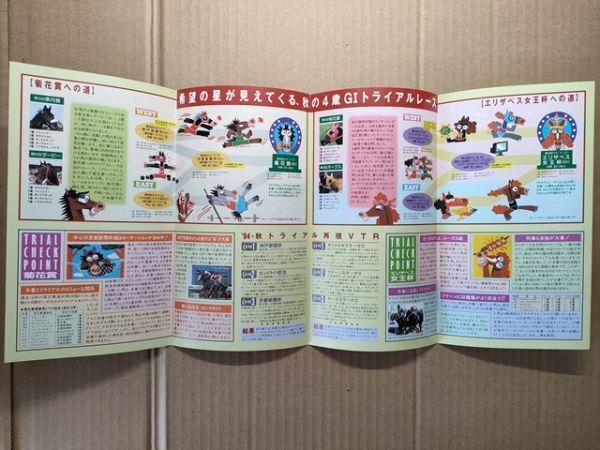 競馬 JRA パンフ 1995 秋G1トライアル [バンブービギン 菊・エリ女への道 神戸新聞杯セントライト京都新聞杯サファイアSクイーンSローズS拍卖