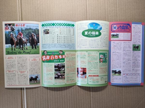 競馬 JRA パンフ 1999 宝塚記念 夏競馬 [特集サイレンススズカ 森秀行師に聞く海外遠征シーキングザパール 過去データ拍卖