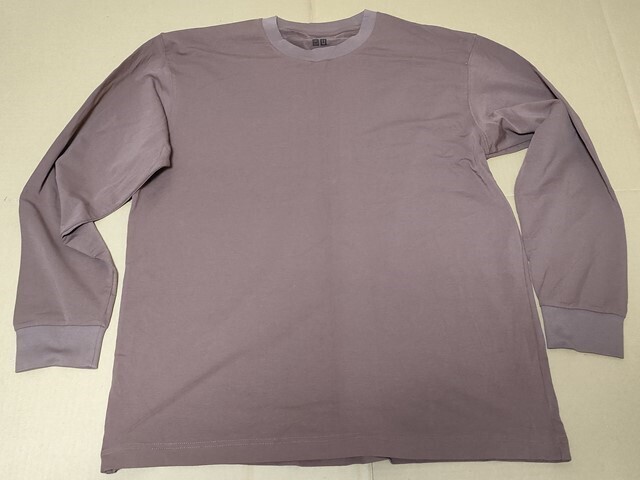 古着 大きいサイズ XXL [ユニクロ ヒートテックコットンクルーネックT(長袖) 432513 DARK BROWN拍卖