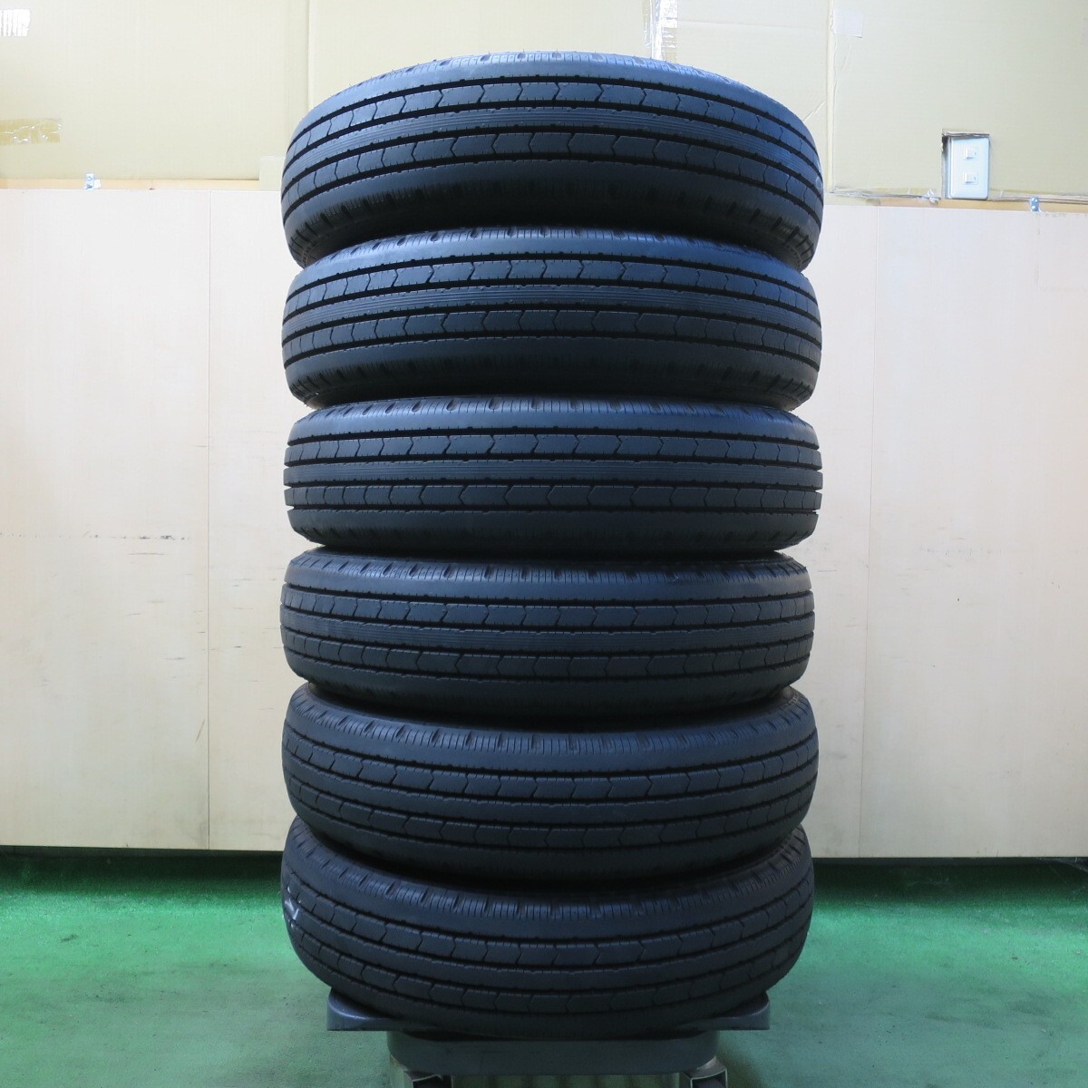 新車外し!24年!6本★トラック タイヤ 175/75R15 103/101N ブリヂストン R202 15インチ★5090605イノタ拍卖
