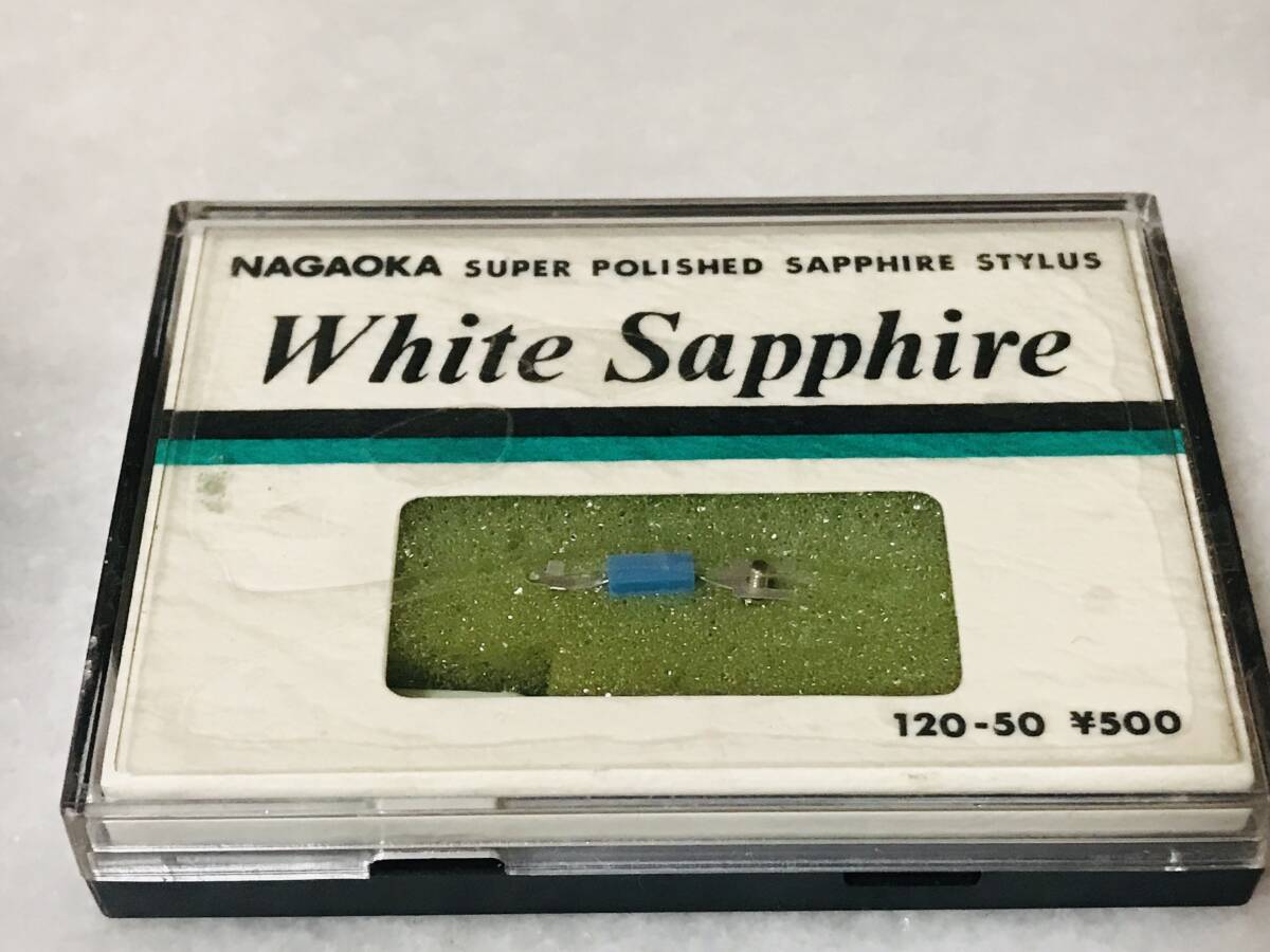 ★新品未使用★ ナガオカ レコード針 White Sapphire★即決★拍卖