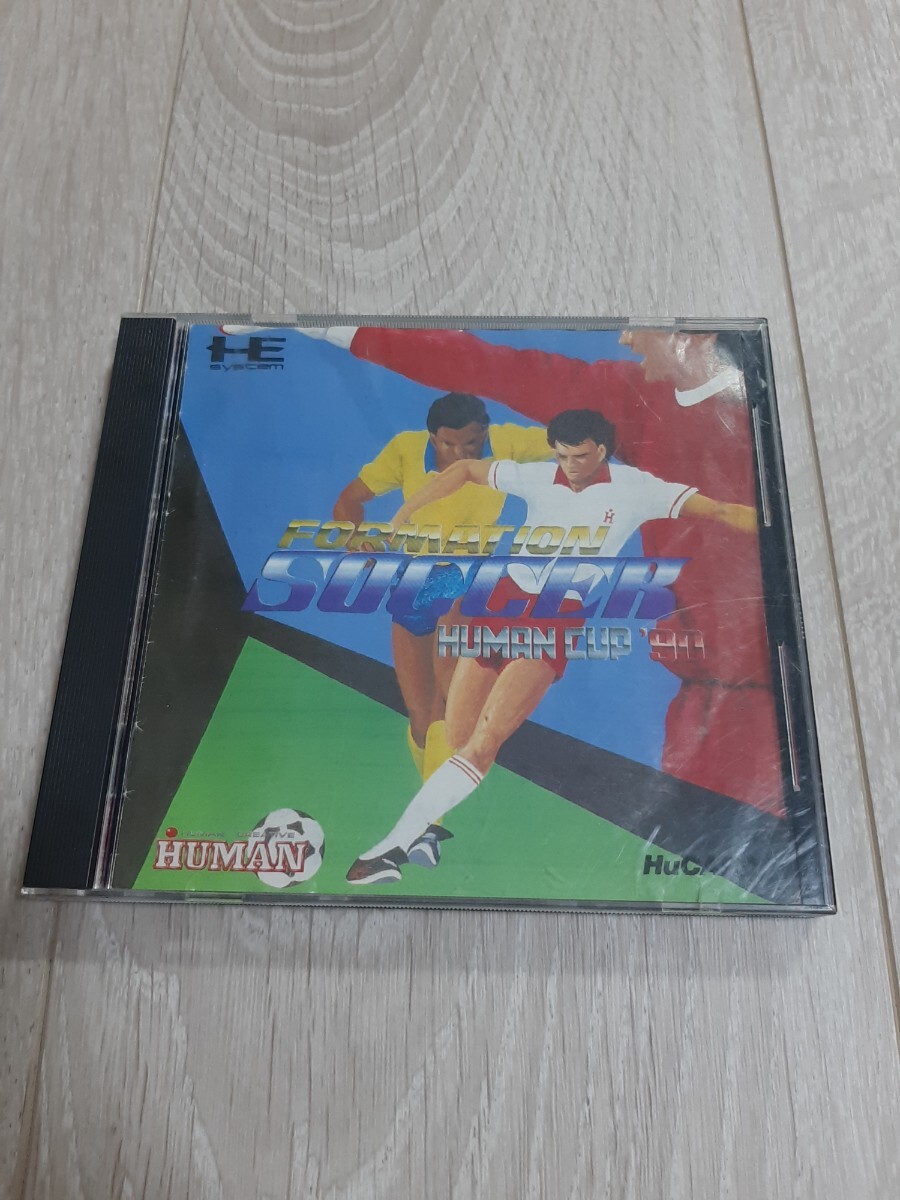 ★☆PCエンジンHuカードソフト フォーメーションサッカー ヒューマンカップ’90 箱・説明書付き☆★拍卖