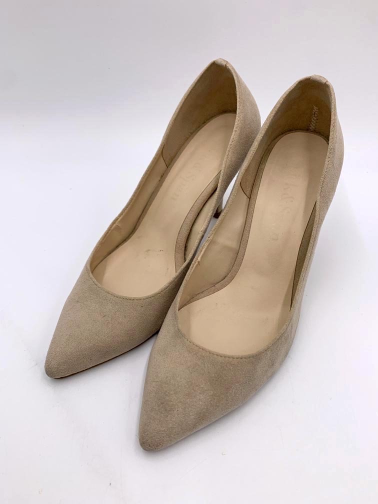 Spick & Span スピック&スパン スエード ポインテッド ハイヒール パンプス size38/ベージュ ■■拍卖