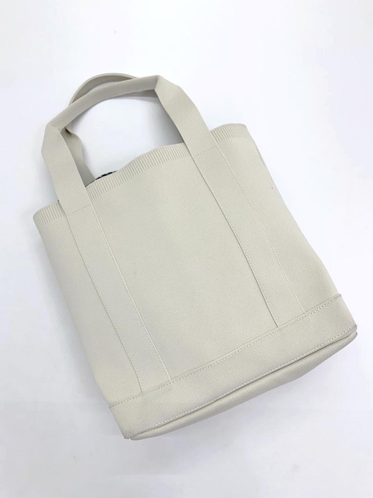 TRIDEEP トライディープ ニット 巾着 トート バッグ ベージュ ■■拍卖