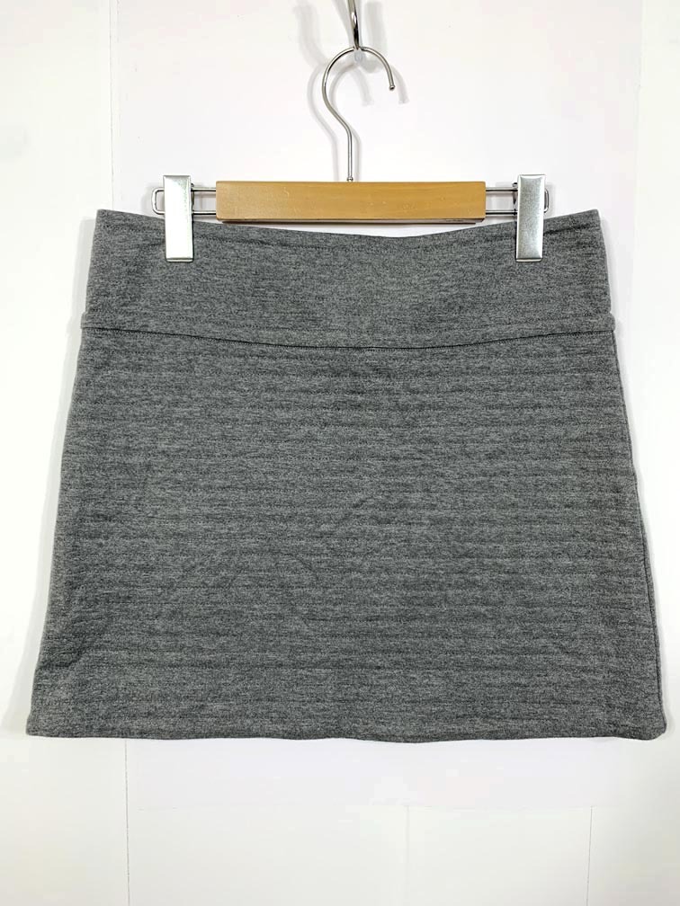 ゆうパケットOK 美品 MUSE de Deuxieme classe ミューズ ドゥ ドゥーズィエムクラス 14-060-500-6030-1-0 ミニスカート size38/グレー ■■拍卖