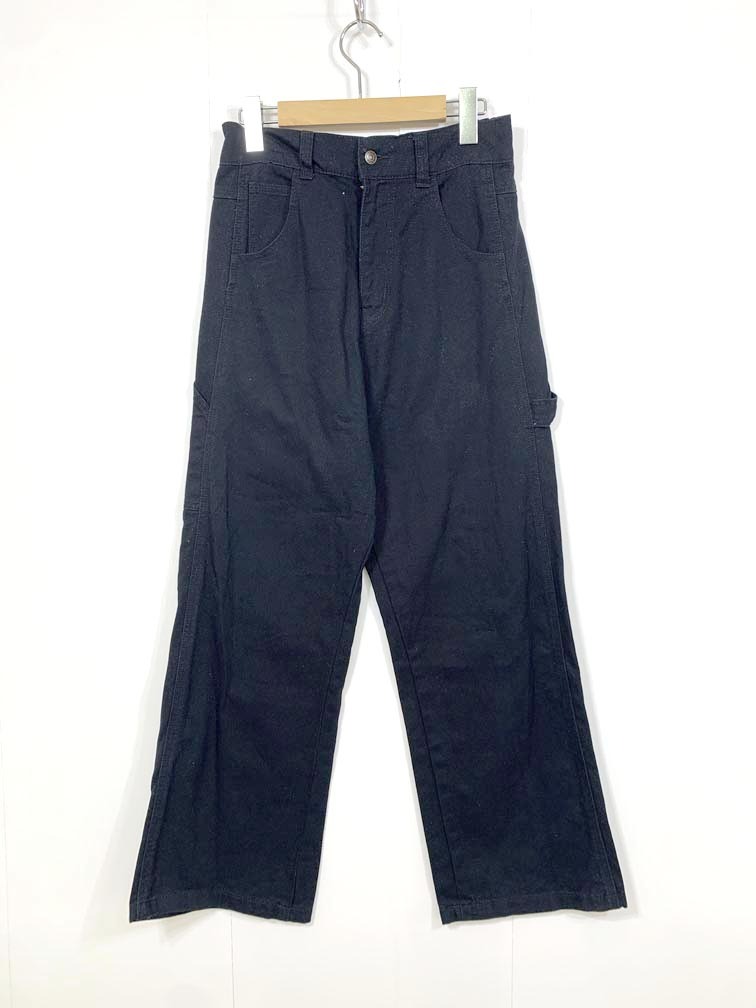 ゆうパケットOK JaVa ジャバ ce0420048 メンズライク ペインターツイル ルーズ デニムパンツ sizeM/黒 ■■拍卖