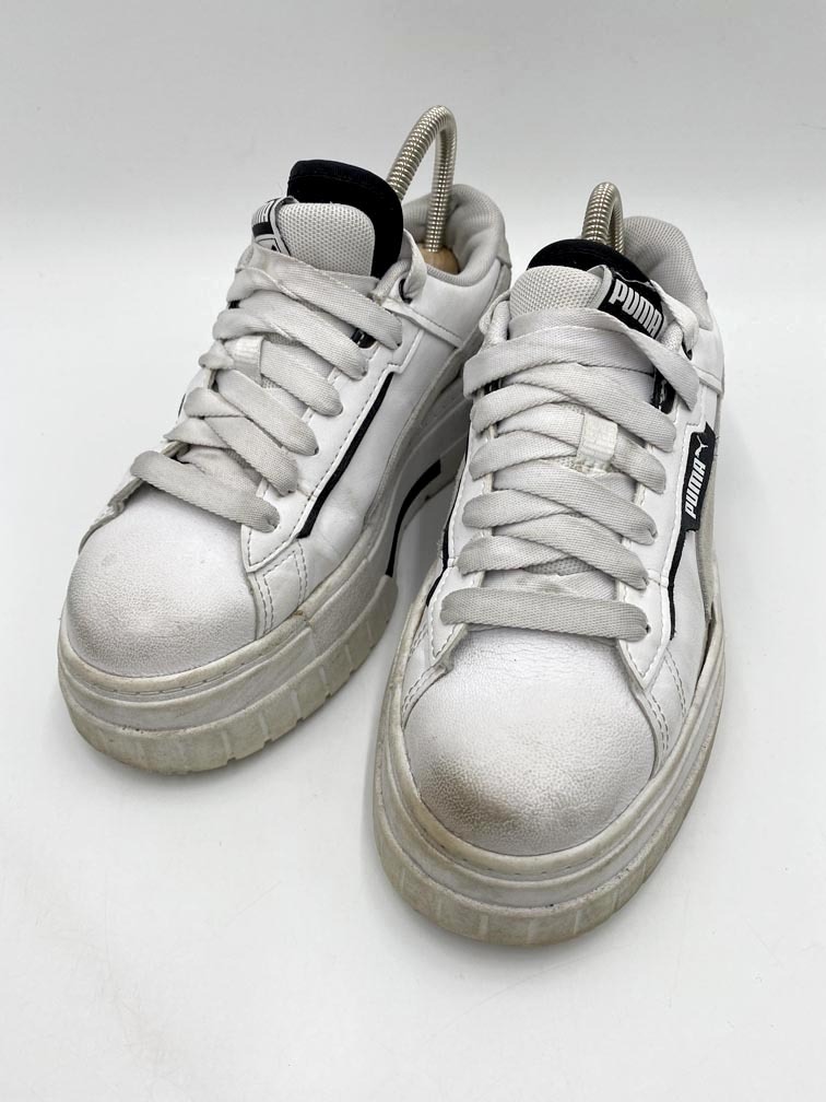 PUMA プーマ 392495-02 W MAYZE CRASHED メイズ クラッシュド スニーカー size22.5cm/白 ■■拍卖