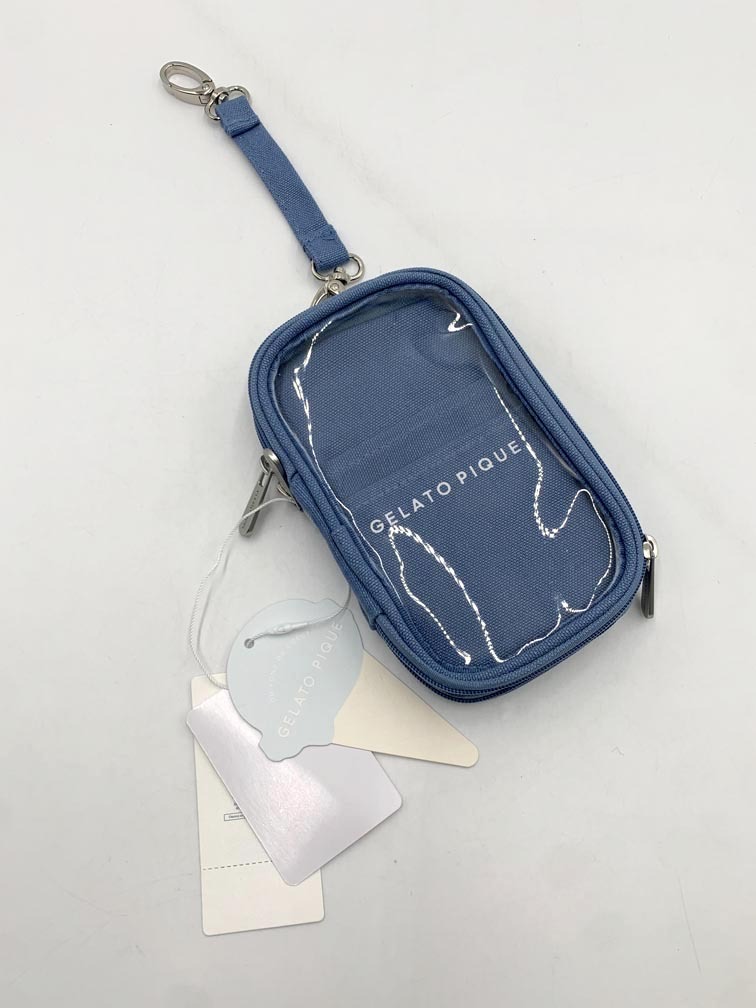ゆうパケットOK 新品 gelato pique ジェラート ピケ PWGB225757 キャリーポーチ sizeF/水色 ■■拍卖