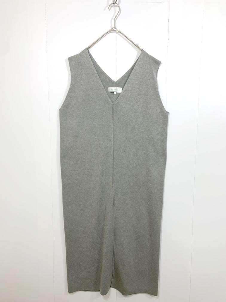 ゆうパケットOK Rope Picnic ロペピクニック アンチピリングニットジャンパースカート ワンピース size38/グレー ◇■拍卖