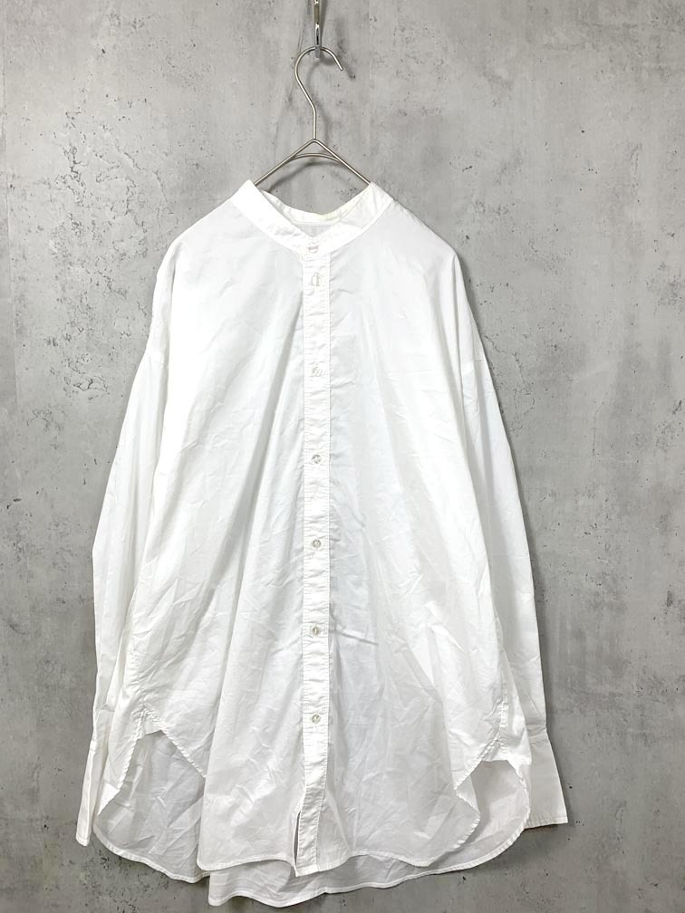 ゆうパケットOK SENSE OF PLACE センスオブプレイス アーバンリサーチ AA24-23B007 カラーコクーンスリーブ シャツ sizeOne/白 ■■拍卖