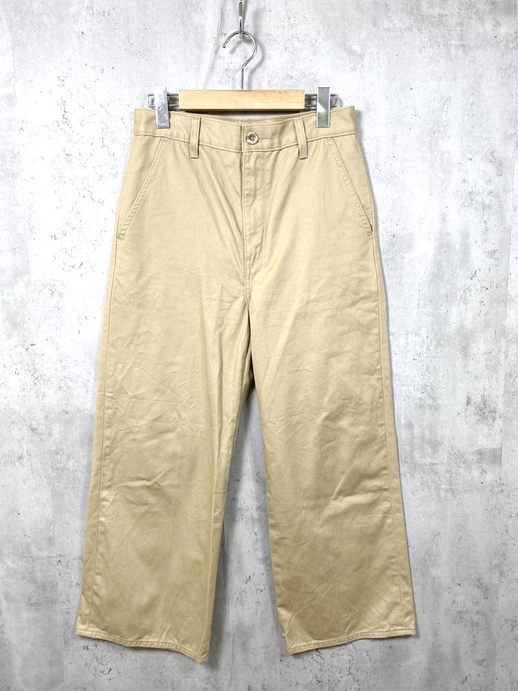 ゆうパケットOK Levi’s リーバイス dadchino チノ ストレート パンツ size26/ベージュ ■■拍卖