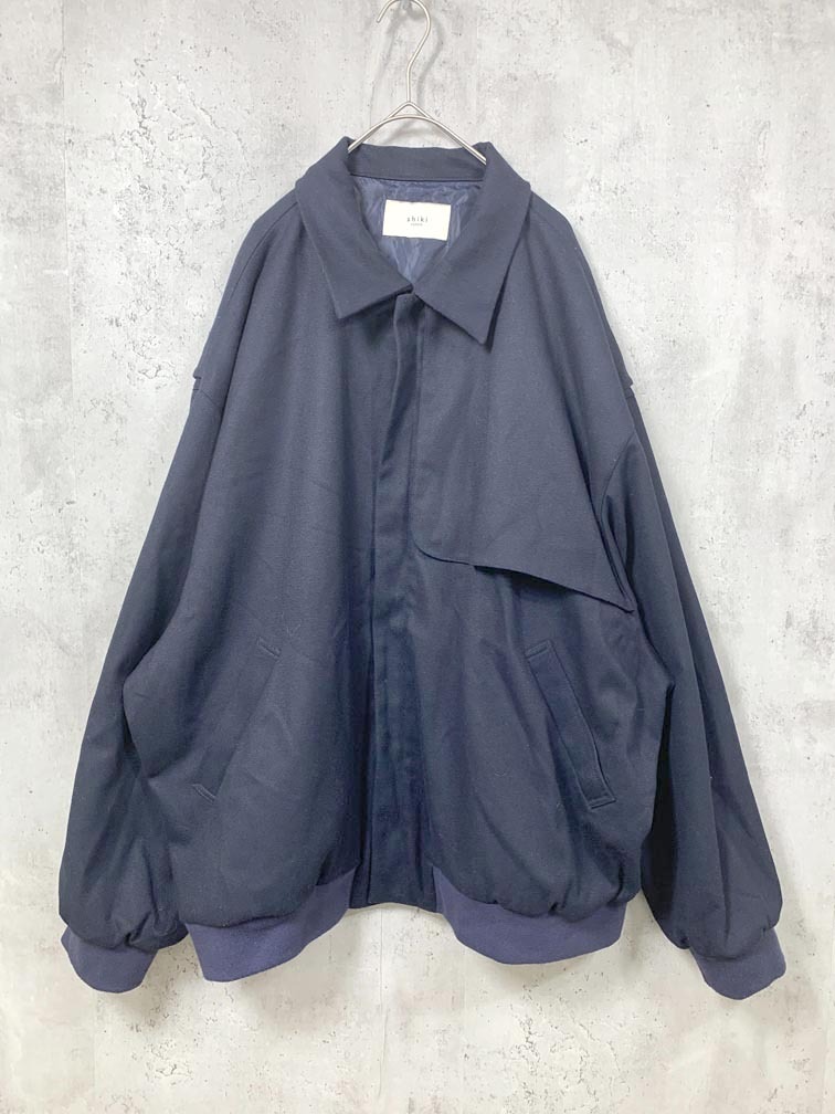shiki tokyo シキトウキョウ SKPBG0922002 定価16500円 オーバーサイズフライト ジャケット sizeM/濃紺 ◆■拍卖