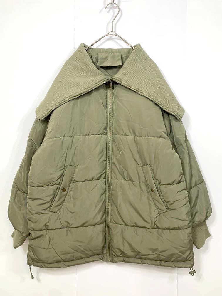 美品 sakishimatokyo サキシマトーキョー 定価9990円 2way スタンドカラー 中綿 コート sizeF/カーキ ◆■拍卖