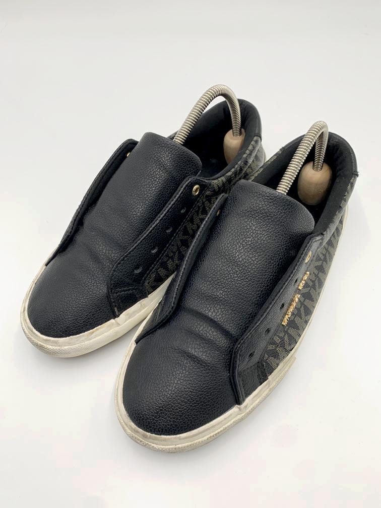 MICHAEL KORS マイケルコース MK100332C IZETTA REGENT スニーカー size23.5cm/黒 ■■拍卖