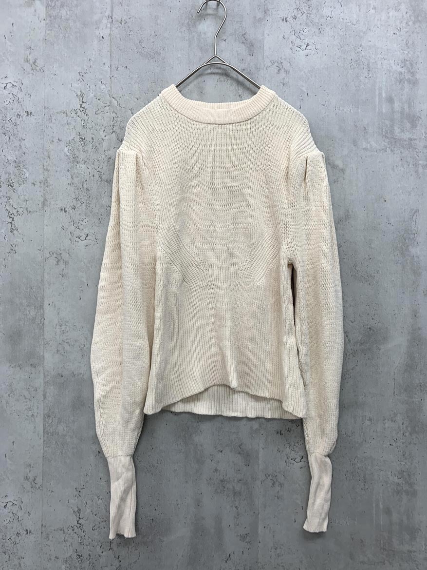 ZARA ザラ 2488/119/712 パフスリーブ ニット セーター sizeS/オフホワイト ◇■ ☆ fia9 レディース拍卖