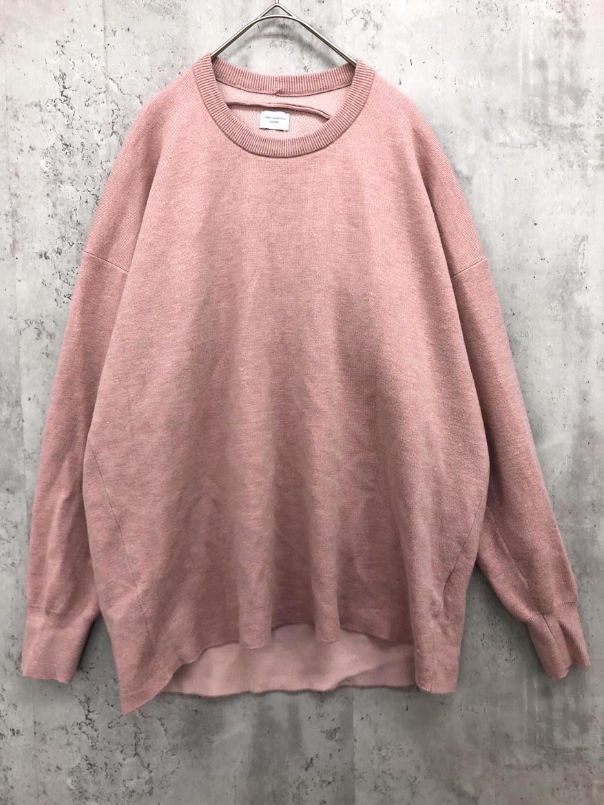 ゆうパケットOK URBAN RESEARCH DOORS アーバンリサーチドアーズ コクーン シルエット チュニック ニット セーター sizeM/ピンク ◇■拍卖