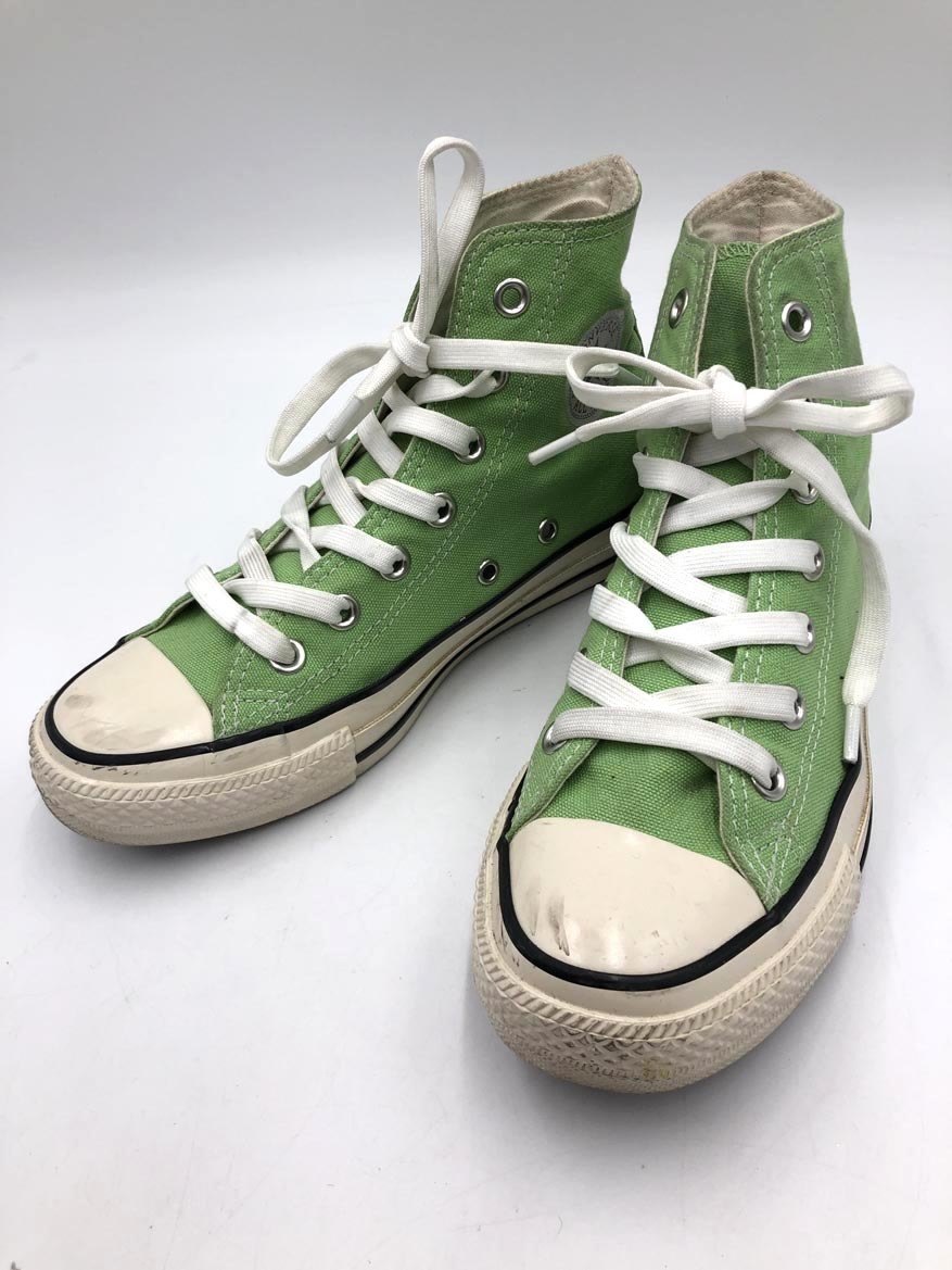 CONVERSE コンバース オールスター US ORIGINATOR 1sd042 ハイカット スニーカー size23.0/黄緑 ■■ ☆ fib1 レディース拍卖