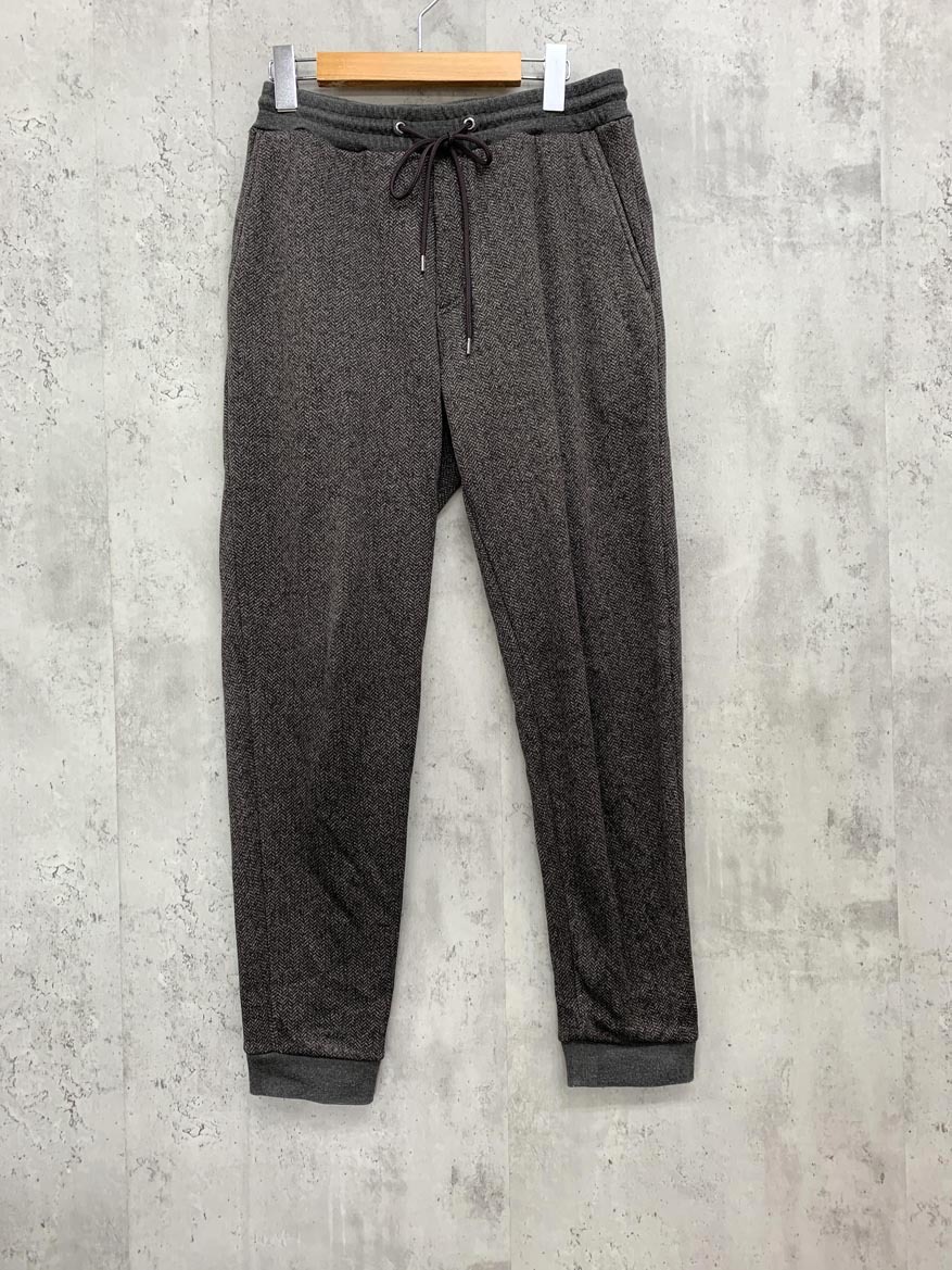 A DAY IN THE LIFE ユナイテッドアローズ 裏起毛 ジョガー 厚手 防寒 イージー パンツ sizeM/ブラウン系 ◇■ ☆ fib2 メンズ拍卖