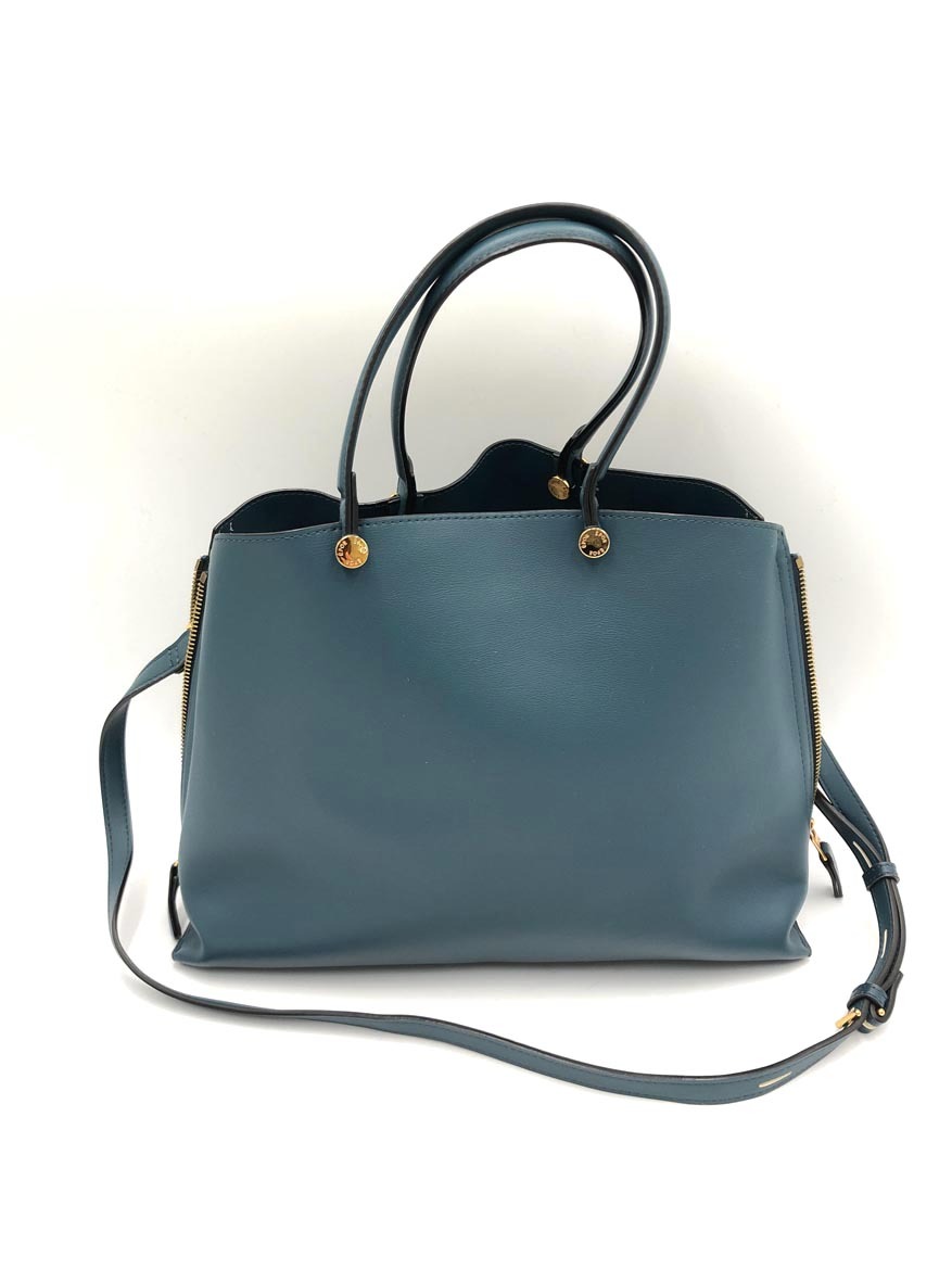 E’POR エポール 2way トート バッグ ブルーグリーン ■■ ☆ fib2 レディース拍卖