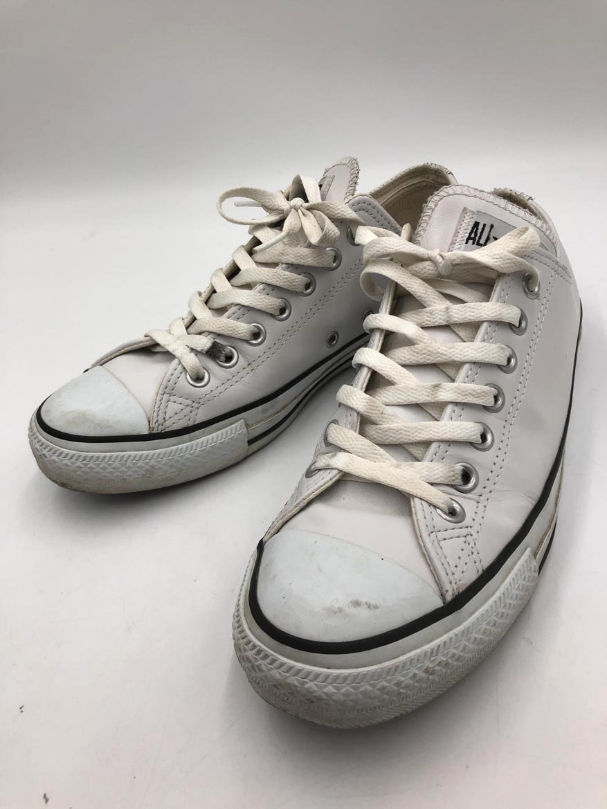 CONVERSE コンバース 1B905 ローカット レザーオールスター スニーカー size27/ホワイト ■■ ☆ fib7 メンズ拍卖