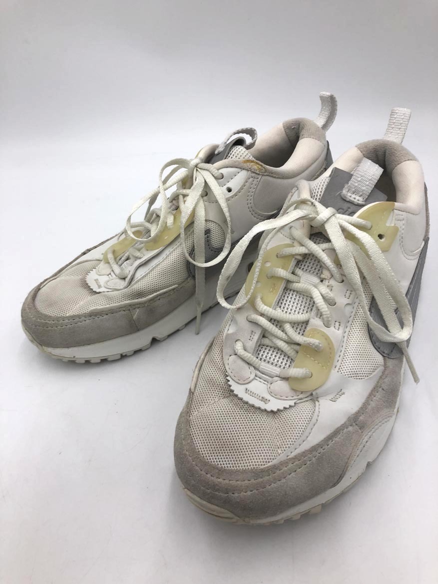 NIKE ナイキ fb1877-110 AIR MAX 90 FUTURA ローカット スニーカー size23.5?/ホワイト×シルバー ■■ ☆ fic4 レディース拍卖