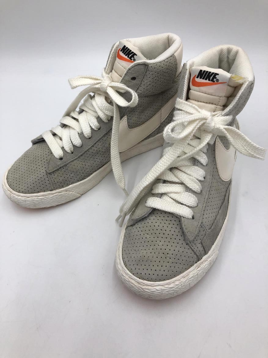 NIKE ナイキ Blazer Mid Suede 518171-013 スニーカー size23.0/グレー ■■ ☆ fic6 レディース拍卖