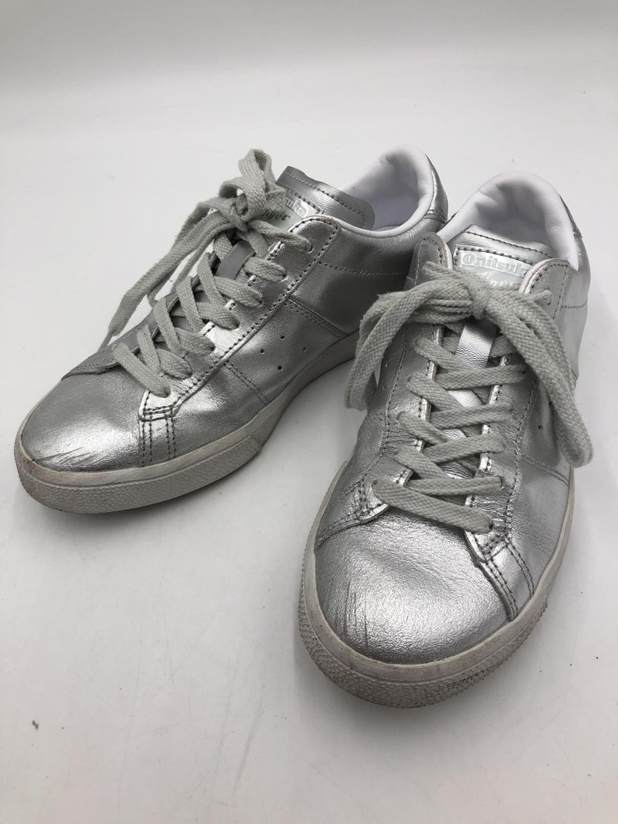 Onitsuka Tiger オニツカタイガー f740924 スニーカー size23.5/シルバー ■■◎ ☆ fic6 レディース拍卖