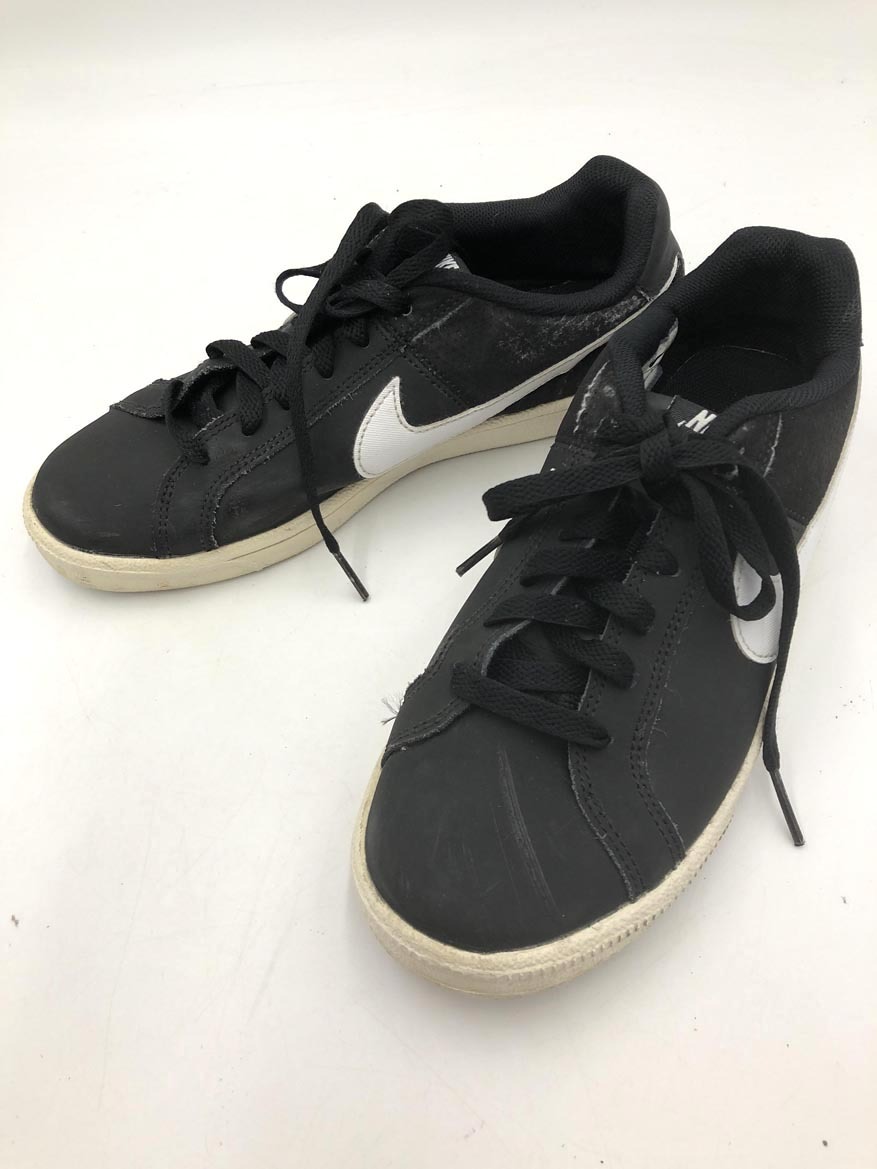 NIKE ナイキ 749867-010 コート ロイヤル ローカット スニーカー size24?/黒 ■■ ☆ fid0 レディース拍卖