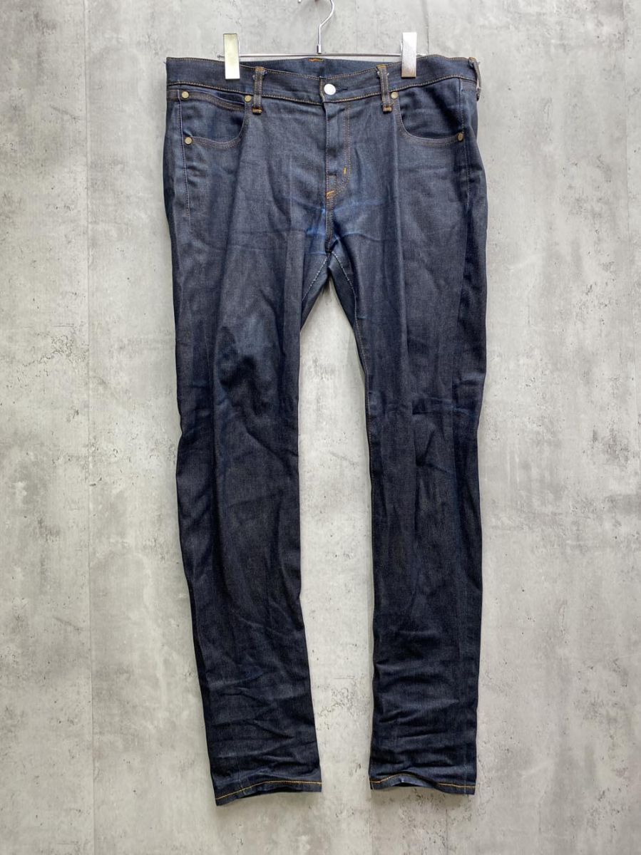 ゆうパケットOK FACTOTUM ファクトタム スキニー デニムパンツ size32/ネイビー ◇■拍卖