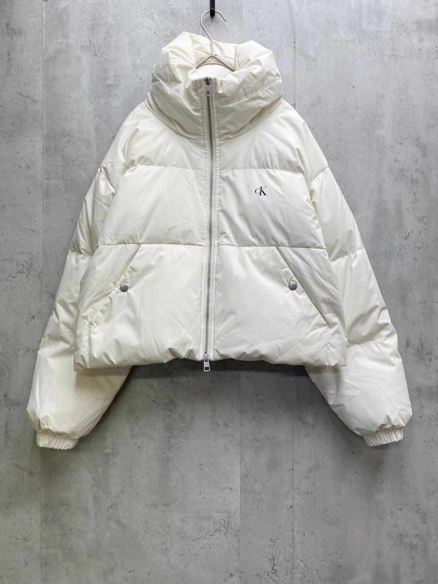 Calvin Klein カルバンクライン ダウン ジャケット sizeS/白 ◆■拍卖