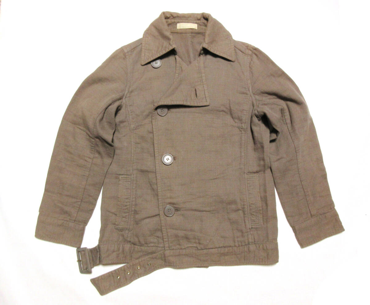 【送料無料】pageboy ジャケット M ブラウン 春秋物 コート ページボーイ ・ ストライプ柄 ハット ノーブランド 帽子 あわせて拍卖