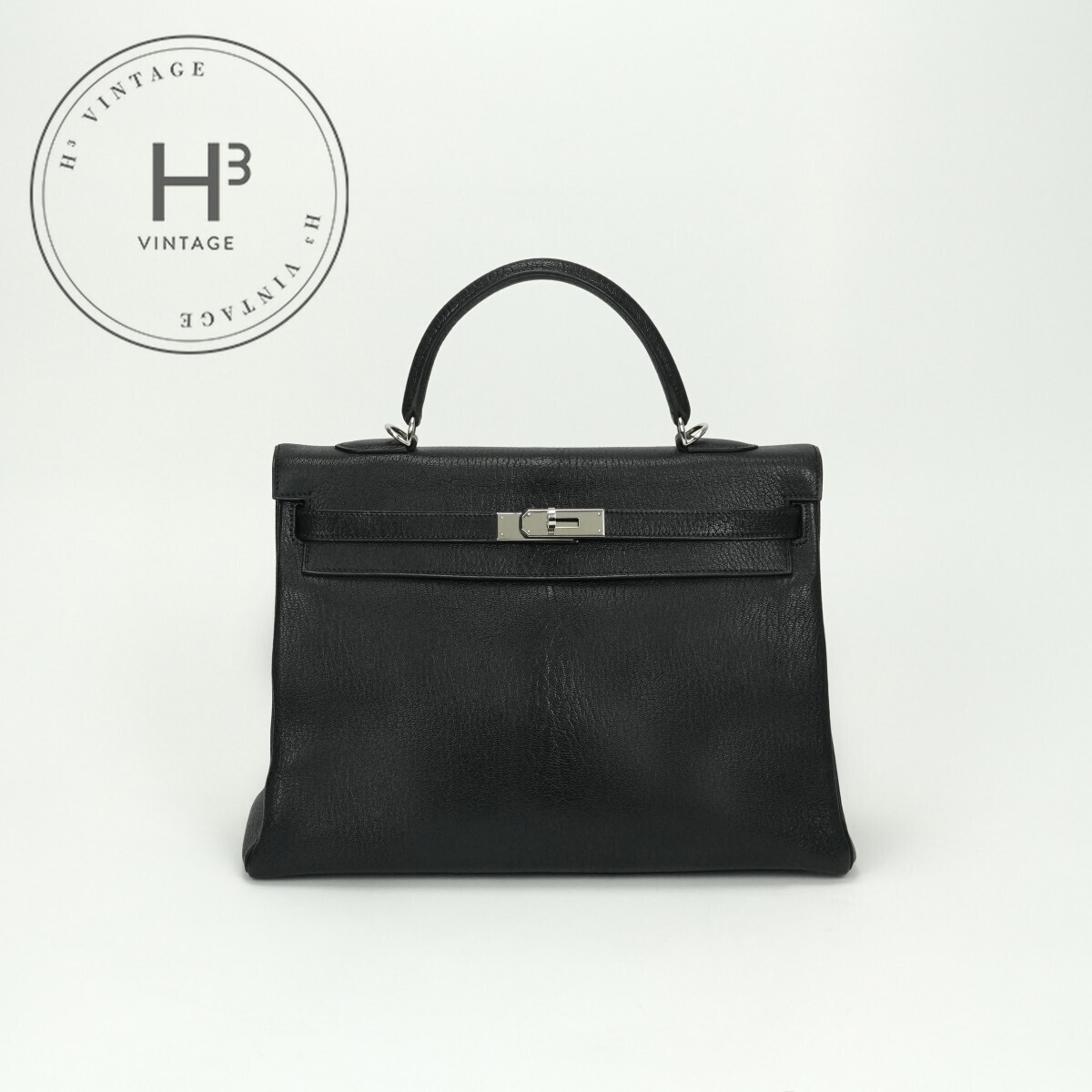 エルメス HERMES ケリー35 ケリー 35 バッグ トートバッグ ショルダーバッグ シェーブル コロマンデル ノワール noir拍卖
