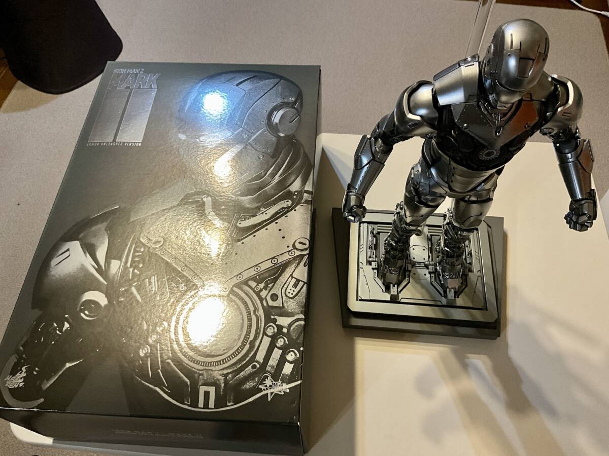 ムービー・マスターピース アイアンマン2 1/6スケールフィギュア アイアンマン・マーク2 アーマー・アンリーシュド版 美品拍卖