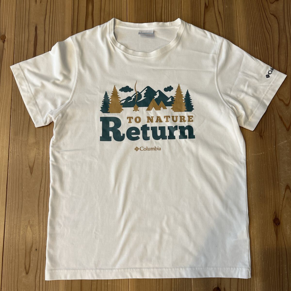 コロンビア Colombia Tシャツ キャンプ メンズMサイズ 半袖拍卖