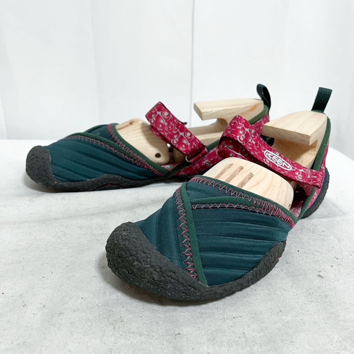 和839★ KEEN MADRID MJ Women’s キーン マドリッドメリージェーン サンダル シューズ 24 グリーン レディース拍卖