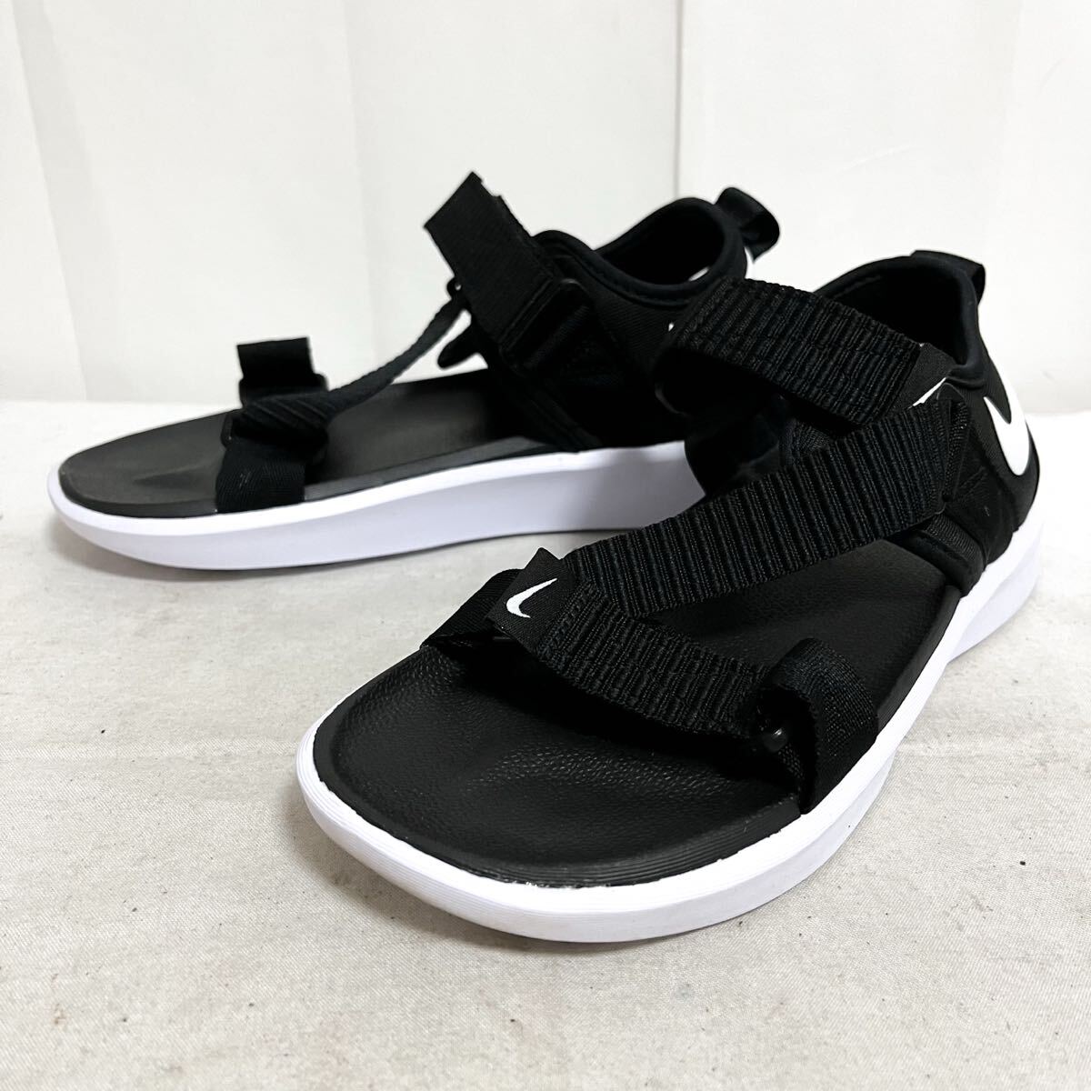 和846★ NIKE Vista ナイキ ビスタ スポーツ サンダル ストラップ シューズ 24 ブラック レディース拍卖