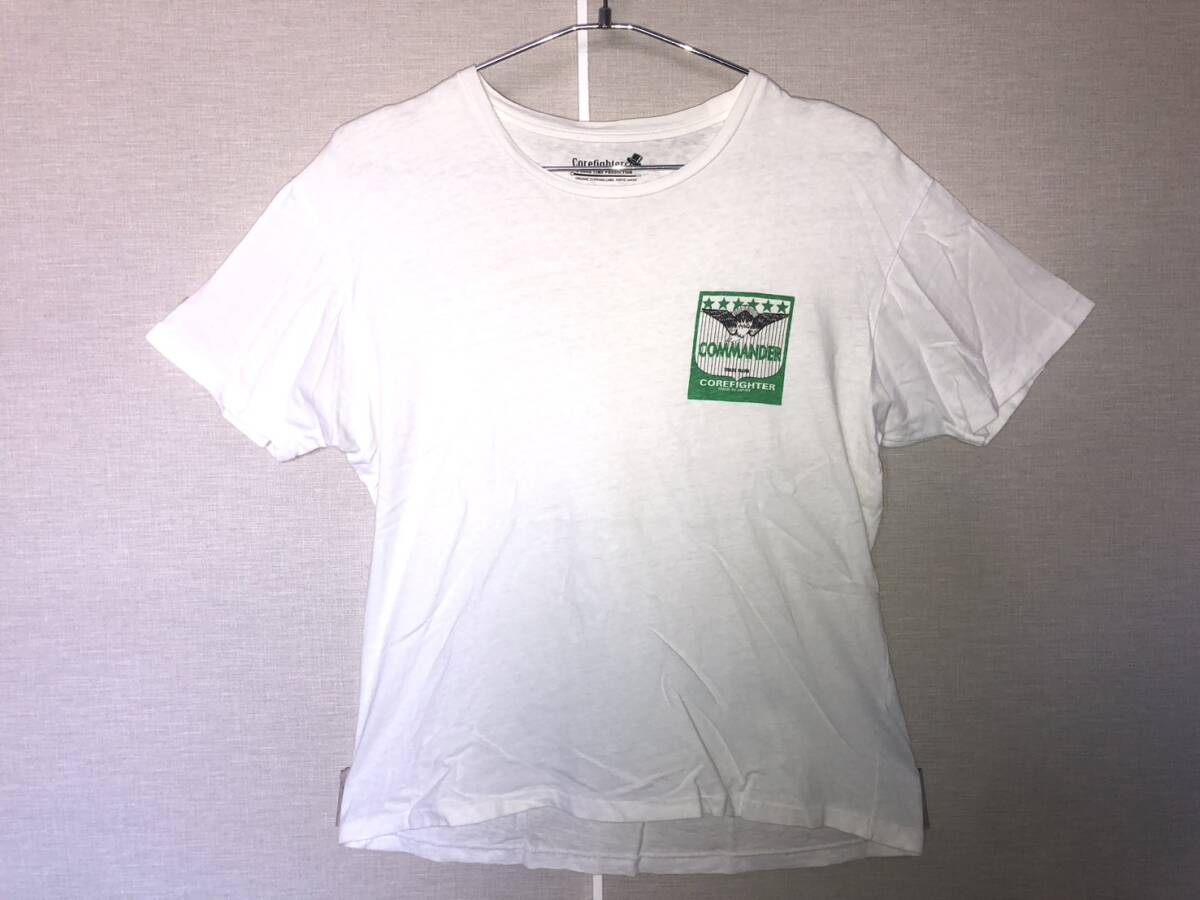 CORE FIGHTER Tシャツ 半袖 サイズL ホワイト コアファイター USED古着 即決拍卖