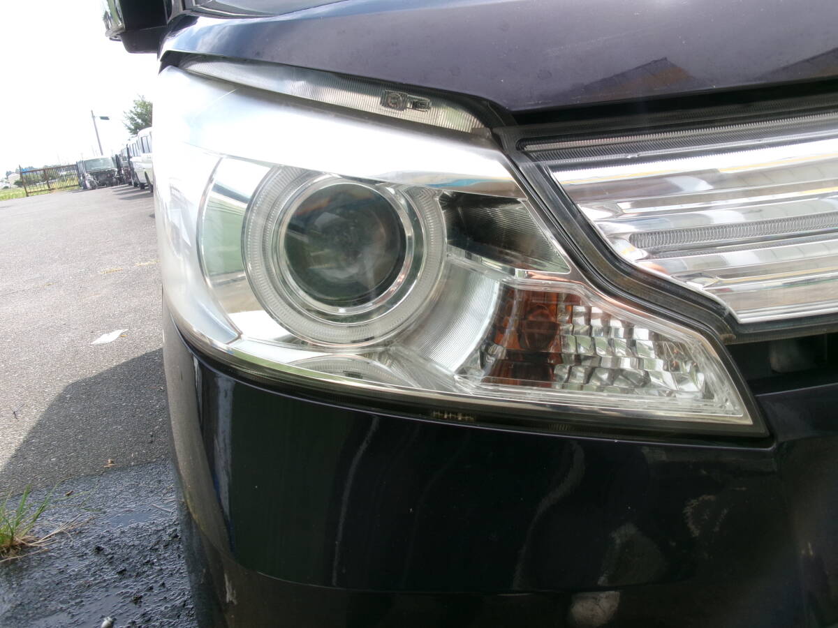 MK32S スペーシアカスタム 右ヘッドライト HID バラスト・バーナー付き 破損無拍卖