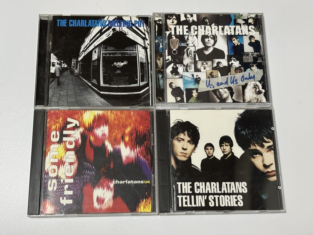 The Charlatans CD 4枚セット Some Friendly Melting Pot Us And Us Only Tellin’ Stories 4CD Set シャーラタンズ拍卖