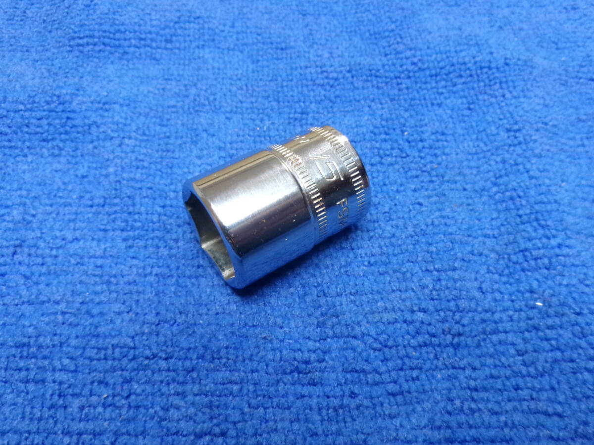 スナップオン Snap-on FSM151 シャローソケット 15mm 差込3/8sq (9.5mm) ショートソケット 6ポイント 6角拍卖