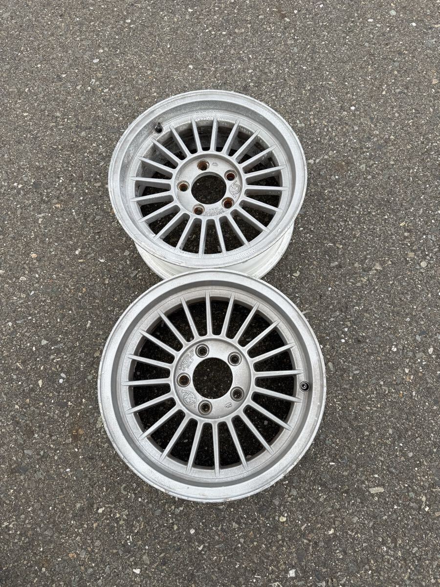 LINEA SPORT 15インチ 6.5J 5穴PCD114.3オフセット+20 中古アルミホイール2本 拍卖