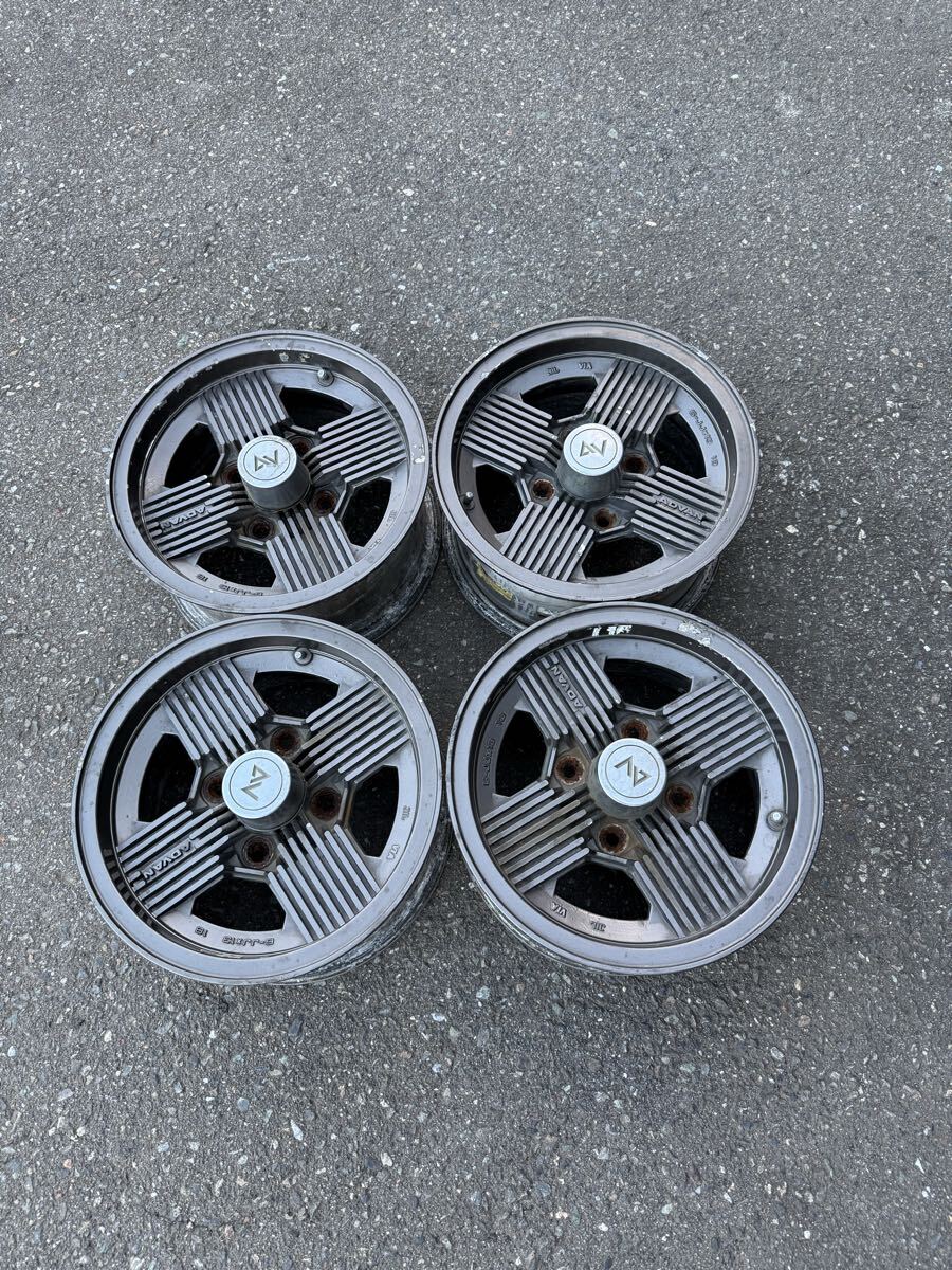 YOKOHAMA ADVAN RACING 13インチ 6J 4穴PCD114.3オフセット+18 中古アルミホイール4本セット 拍卖