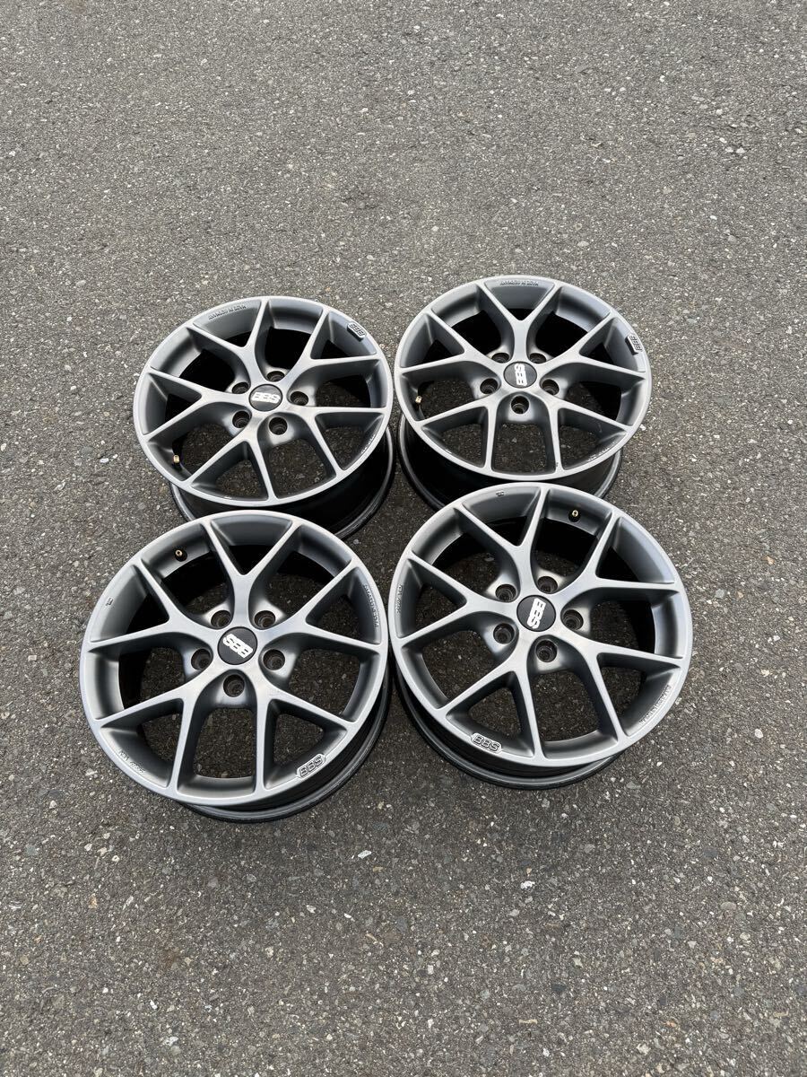 BBS SR011 16インチ 7J 5穴PCD 112 オフセット+48 中古アルミホイール4本セット 拍卖