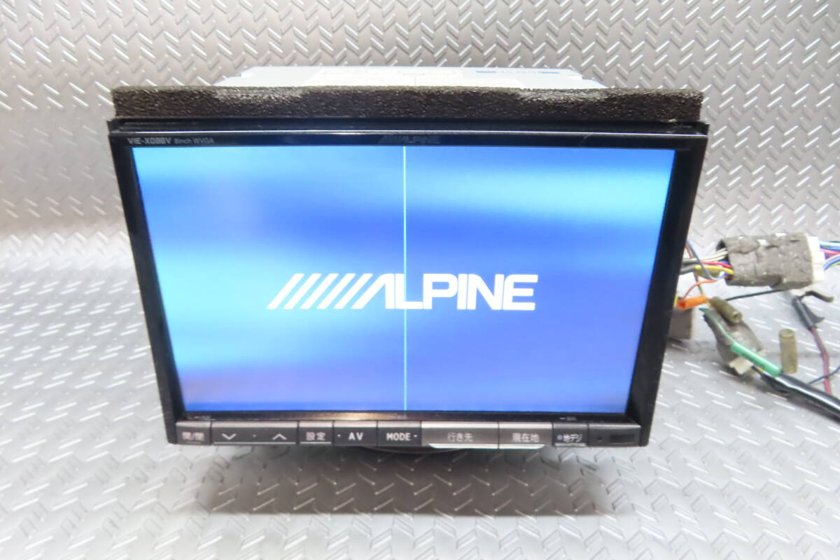 ★W6721/アルパイン HDDナビ VIE-X088V TV地デジフルセグ内蔵 Bluetooth内蔵 拍卖