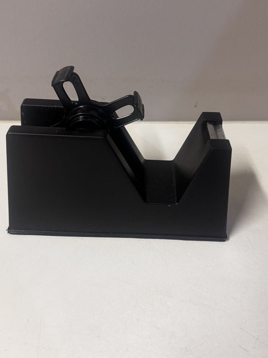 セロテープカッター 黒 ブラック 事務用品 オフィス用品 テープカッター拍卖